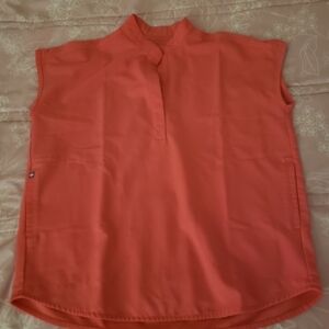 Figs Scrub Rafaela Oversized (XS) Hot coral color. Used.In good condition